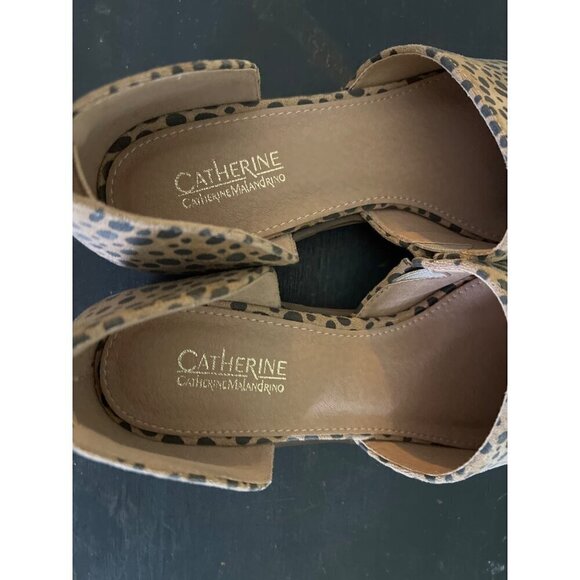 Catherine Malandrino Womens Leopard Print Flats Size 7.5 - Picture 5 of 7